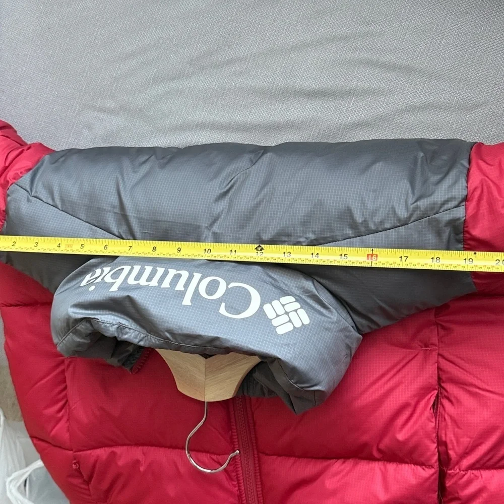 Columbia Red and Gray Puffer Jacket Size XL